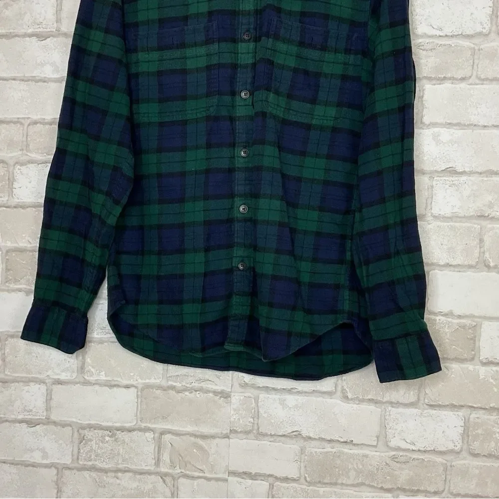 J. Crew Checkered Plaid Flannel Size S